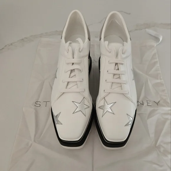 NIB Stella McCartney Sneak Elyse Platform Sneaker - Picture 2 of 13